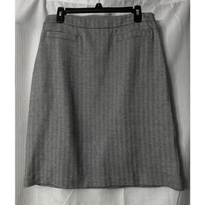 NWT Talbots Size 10 Womens Black White Casual Stretch Skirt‎